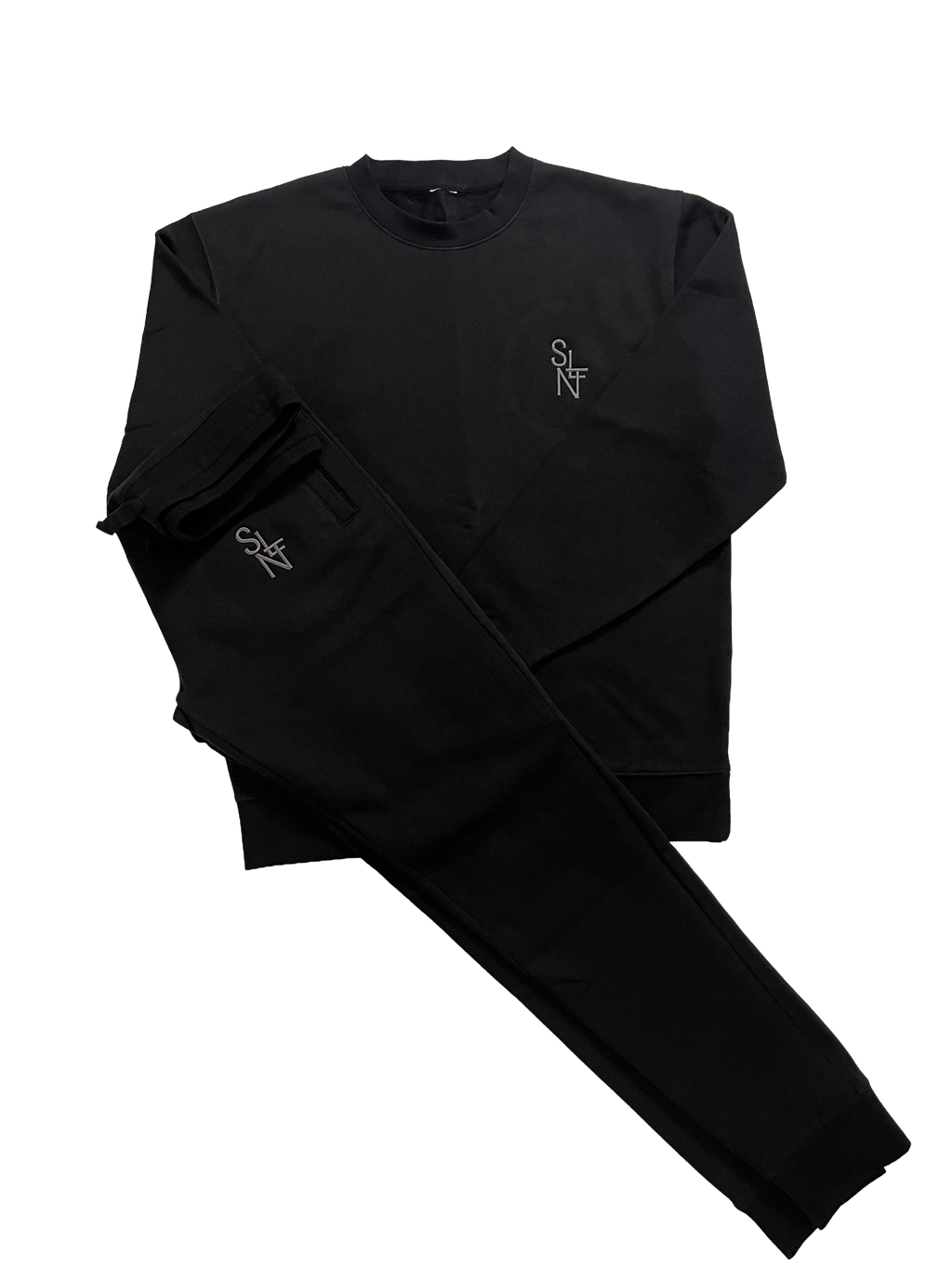 SLNT MONOGRAM COLLECTION HOODLESS TRACKSUIT